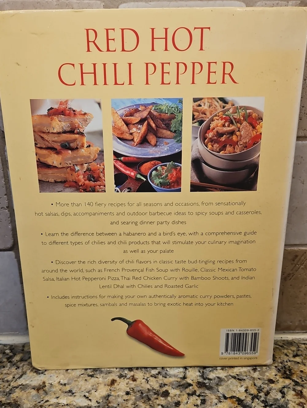 Red Hot Chili Pepper Cookbook 255 Pages 2001